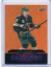 2020-21 Upper Deck Dazzlers Orange Kirill Kaprizov Rookie   DZ-122