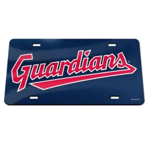 CLEVELAND GUARDIANS SPECIALTY ACRYLIC CAR LICENSE PLATE MLB LICENSED - Picture 1 of 1