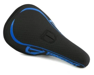 Tangent Remix Pivotal BMX Saddle (Black/Blue) - Picture 1 of 8