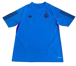 Camiseta de Entrenamiento Adidas 2022-23 Argentina Azul Pulso Calce Ajustado Hombre Talla L” - Imagen 1 de 14