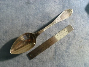 Julius Hollister reine Münze Silberlöffel 8-1/2" antik - Bild 1 von 6