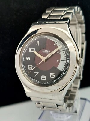 SWATCH Irony AG 2005 - Men's Stainless-Steel Swiss 37.4mm Watch, Bracelet -7.25" - Image 1 of 4
