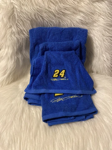 Northwest Nascar Number 24 Three Piece Bath Towel Set Brand New Cover
