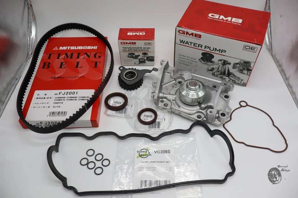 Timing Belt Kit 6Pcs for SUBARU SAMBAR KS3 KS4 KV3 KV4 EN07 Water Pump Tensioner - Image 1 of 4