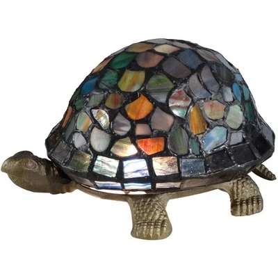 Lámpara de mesa Dale Tiffany 7908/816A Evelyn latón antiguo Foto 1 de 2