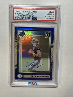 Donruss Optic 2024 - Spencer Rattler #289 autógrafo azul/99 Foto 1 de 2