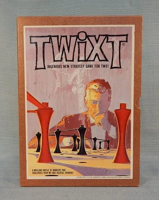 Vintage TwixT: Ingenious New Strategy Bookcase Game For Two (1962) - Image 1 of 3