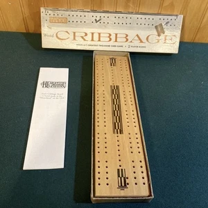 Tablero de cuna de madera Baron vintage para 2 jugadores No. 14-4/80 Hecho en EE. UU. NUEVO EN STOCK - Imagen 1 de 7