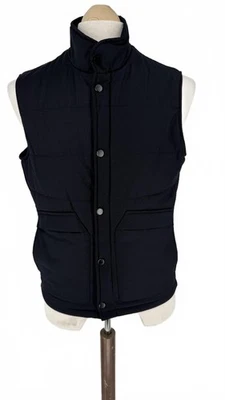 Zara Men's Black Puffer Vest Jacket Size S - Image 1 of 4