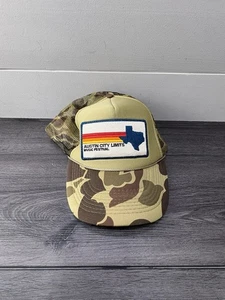 Mütze Flieger Nation Austin City Limits Musik Festival Erwachsene Retro Tarnmuster Druckknopf - Bild 1 von 5
