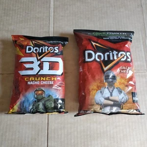 Due Sacchetti Di Formaggio Doritos 3D Doritos SIGILLATI DA COLLEZIONE HALO PUBG XBOX - Foto 1 di 2