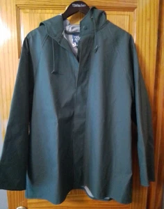 DHG Dutch Harbor Gear Raincoat Size Small Green Waterproof Jacket - Picture 1 of 10