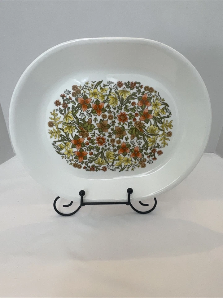 Vintage Corelle Corning Ware Indian Summer Oval Serving Platter 12 x 10” - Image 1 of 4