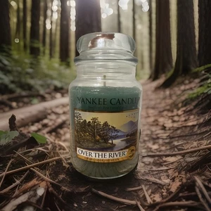 Yankee Candle Over the River Tarro Grande Vela Nuevo Descontinuado RARO - Imagen 1 de 6