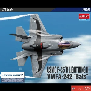 Academy 1/72 USMC F-35B LIGHTNING II VMFA-242 "Bats" Aircraft Model kit #12592 - Picture 1 of 9