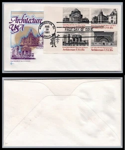 US FDC # 1928-1931 18c Architecture  CCCachets ZIP Block LL 1981, 9Q1046 - Picture 1 of 1