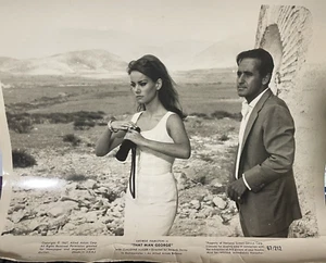 Claudine Auger Film Pressefoto George Hamilton That Man George 1967 Allied Art - Bild 1 von 6