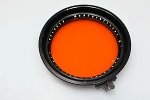 SCHNEIDER GOTTINGEN 77mm D ORANGE AERIAL CAMERA LENS FILTER AND MOUNT VINTAGE - Picture 1 of 3