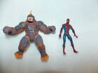 2-Marvel Universe Figures , 3.75 Spiderman Figure + 5" Rhino