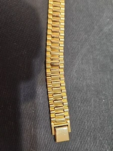 Men's 9" Stainless Steel Watch Band Chain Bracelet Gold plated* - Picture 1 of 6