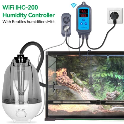 Reptilien Luftbefeuchter+WiFi Moisture Regulation Befeuchtungs Entfeuchtungsgerä - Bild 1 von 4