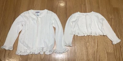 Lot Of 2 Okie Dokie & Cinderella Button Up Shawl Sweater, Size 24M Formal Dress - Image 1 of 4