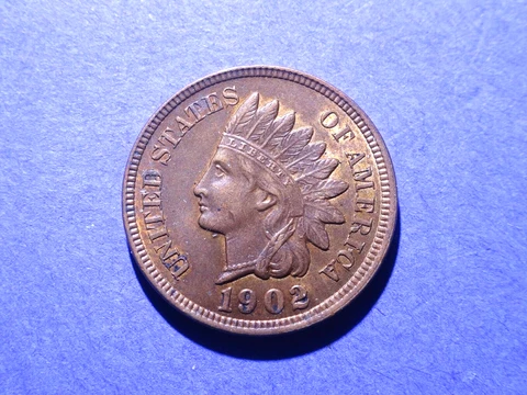 1902 Indian Cent  Borderline Uncirculated Cover