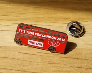 Anstecknadeln SPORT BUS LONDON SRG SSR Sponsor OLYMPIADE 2012 - Bild 1 von 5