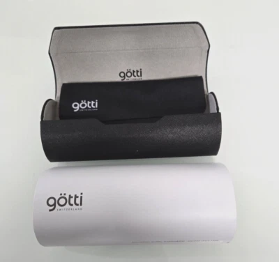 BRAND NEW!! Götti Switzerland Glasses-Sunglasses Black Hard Case with cloth! - Image 1 of 4