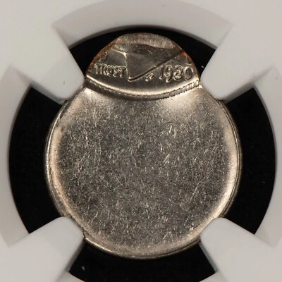 1980-D 10c Roosevelt Dime Mint Error Struck 80% Off-Center - NGC UNC Det - X5905 - Image 1 of 4