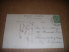 1902 King George VII 1/2 Half Penny w/ 1912 Photo Post Card  VG  