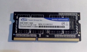Team Group SO-DIMM 4GB DDR3 1600MHz CL11 - Picture 1 of 2
