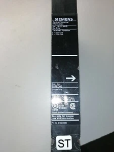 Siemens S17ED60 CONTROL TERMINAL INFORMATION  - Bild 1 von 3
