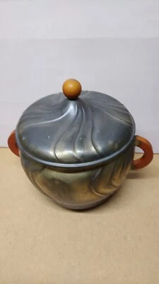 Außergewöhnliches Bowle Alt/Antik  mit Bakelit Griffe - Bild 1 von 4