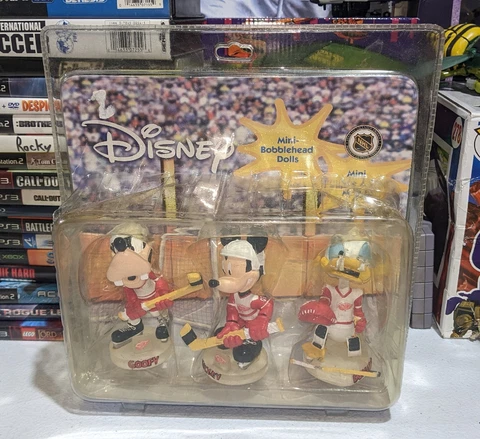 Detroit Redwings Red Wings Disney Mini Bobblehead Dolls NHL Cover
