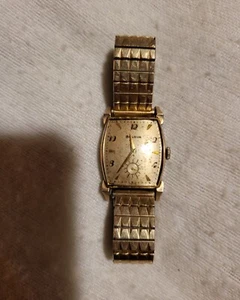 Bulova Men's 10K Gold Filled 10BT Mechanical Wristwatch with Sub-Dial - Picture 1 of 1