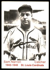 1975 TCMA St. Louis Cardinals Sam Narron St. Louis Cardinals