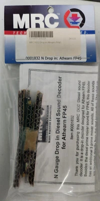 MRC 1832 DCC Diesel Sound & Control Decoder -- Fits: Athearn FP45 - N Scale - Image 1 of 2