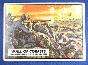 1962 Topps Civil War News - #34 "Wall of Corpses" - F/G Condition