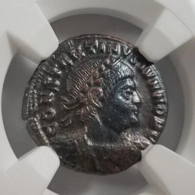 Constantine II Roman Empire BI Nummus AE3/4 NGC XF Ancient Epfig Hoard Pedigree - Image 1 of 4