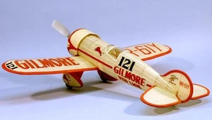 Gilmore Red Lion Racer Private Airplane Mahogany Kiln Dry Wood Model Large New - Picture 1 of 1