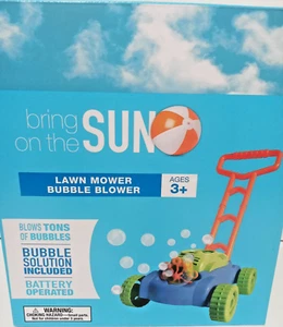 Cortacésped soplador de burbujas con solución de burbujas incluida funciona con pilas 3+ NUEVO - Imagen 1 de 11