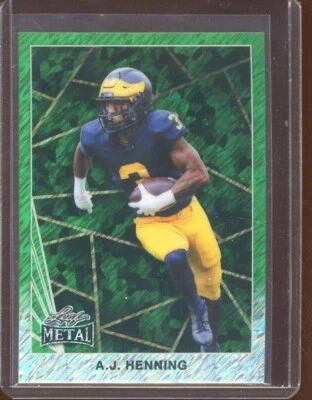 2024 Leaf Collective '90 Metal Shimmer Green A.J. Henning Rc #1 (5/7) - Image 1 of 2
