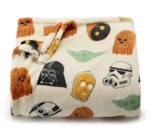 Star Wars übergroßer superweicher bedruckter Plüschüberwurf von The Big One® 60 x 72 Zoll - Bild 1 von 1