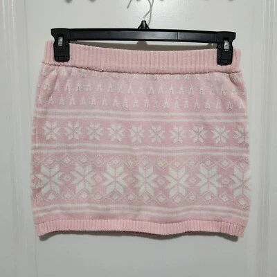 Minifalda Suéter Cherokee Niñas XL (14/16) Rosa Fair Isle 100% Algodón (Defecto) Foto 1 de 4