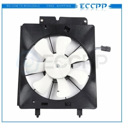A/C Condenser Cooling Fan Assembly For 2002 2003 2004 2005-2006 Honda CR-V Foto 1 de 4