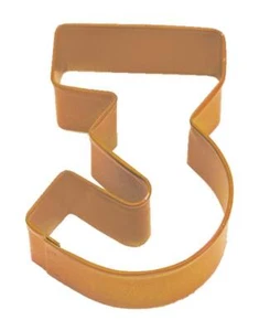 Number 3 Cookie Cutter - Picture 1 of 1