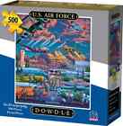US Air Force 500 Piece Jigsaw Puzzle 16 x 20" Dowdle Folk Art