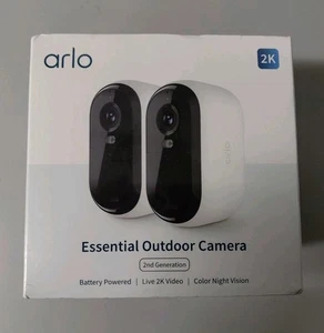 Arlo Essential Outdoor Camera 2nd Gen Battery Powered - Picture 1 of 5