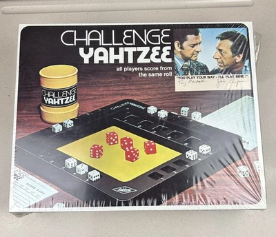 1974 年挑战 Yahtzee 奇怪情侣游戏 Tony Randall Jack Klugman 密封全新复古 — 第 1/4 张图片